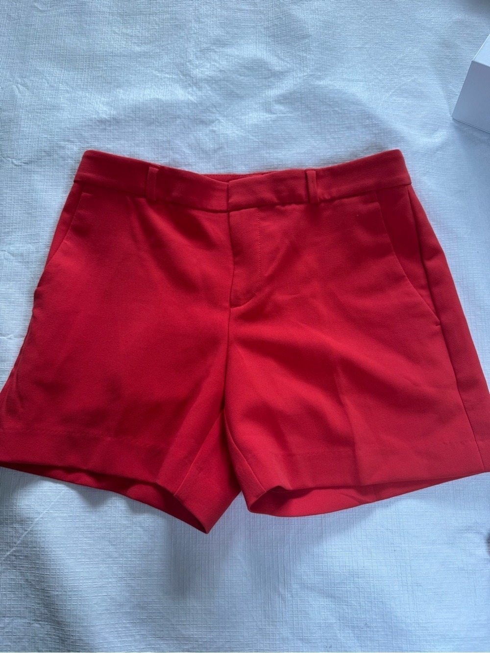 Banana Republic Orange High-Waist Tailored Shorts size 0